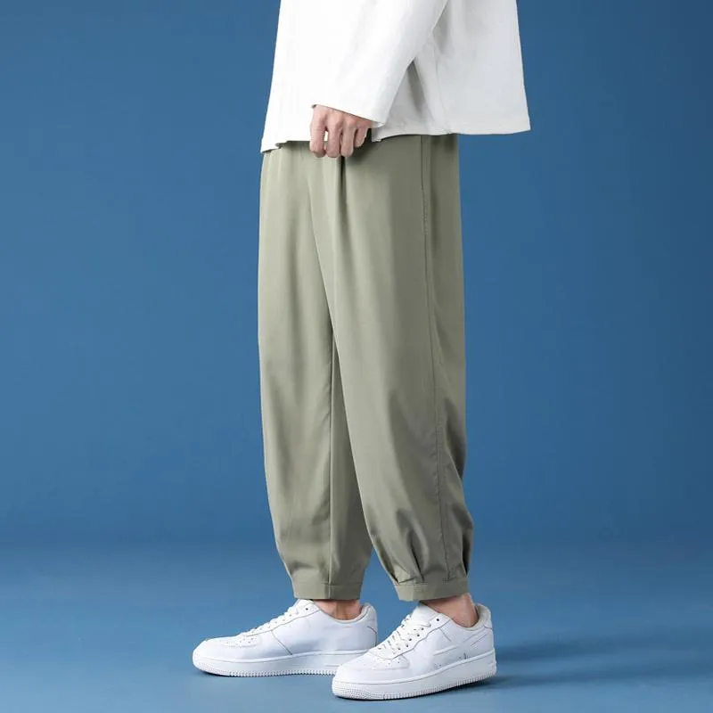 Men's Casual Solid Color Breathable Loose Pants 25230124M sold by Manly product image thumbnail 3
