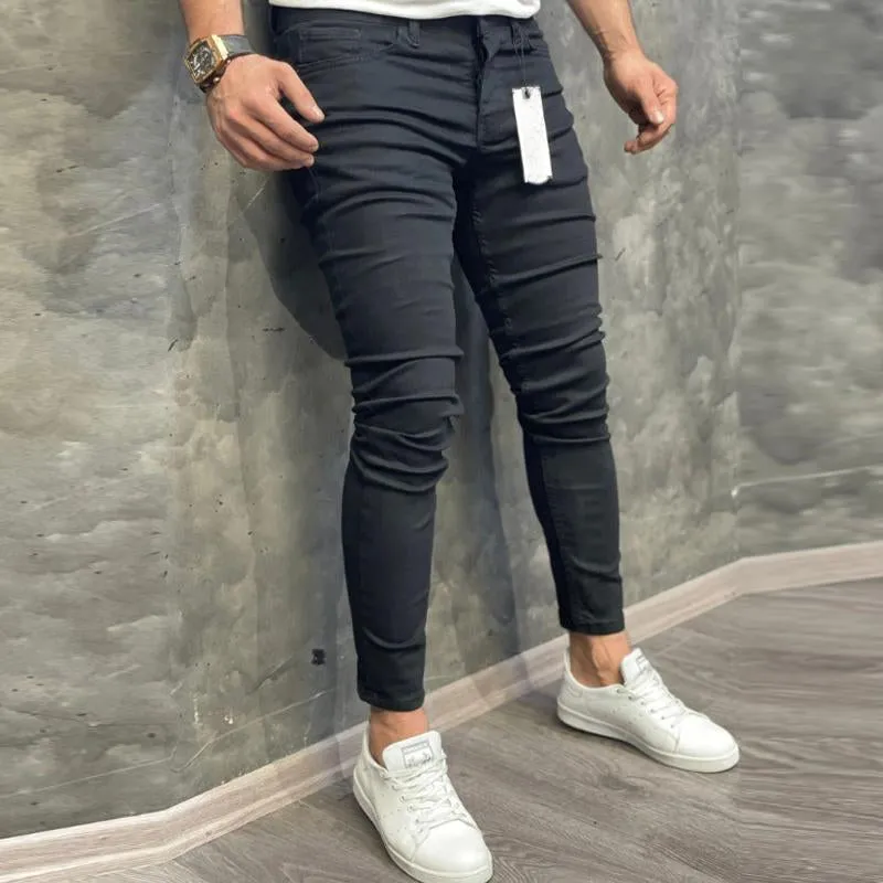 Men's Casual Stretch Skinny Jeans 01877710M sold by Manly product image thumbnail 3