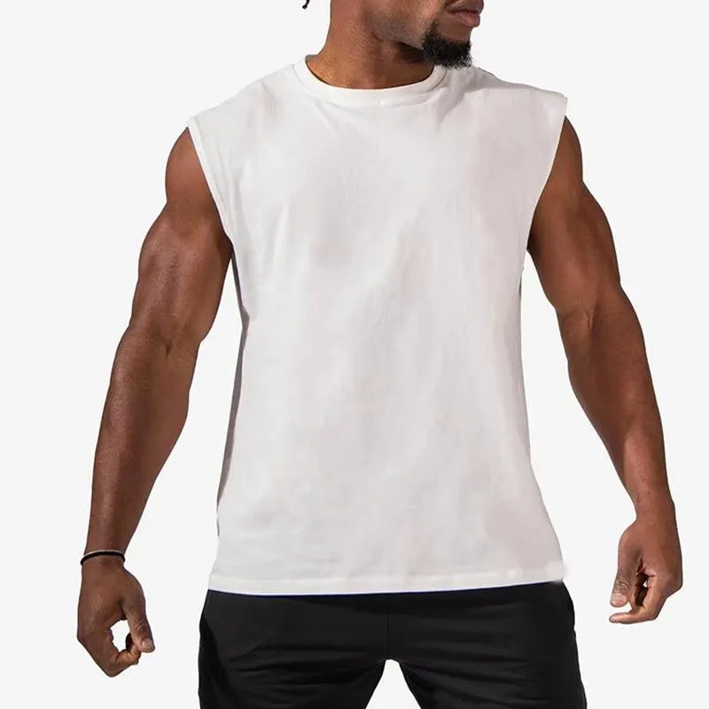 Men's Loose Athletic Letter Print Sleeveless Tank Top 86793383Y sold by Manly product image thumbnail 5