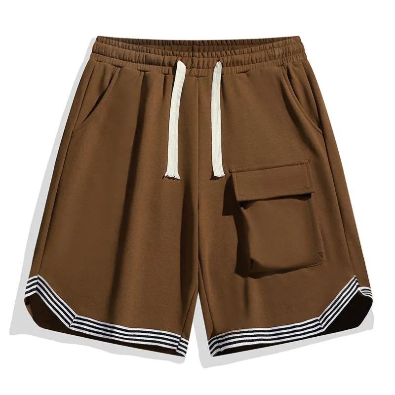 Men's Casual Elastic Waist Loose Sports Shorts 67455715M sold by Manly