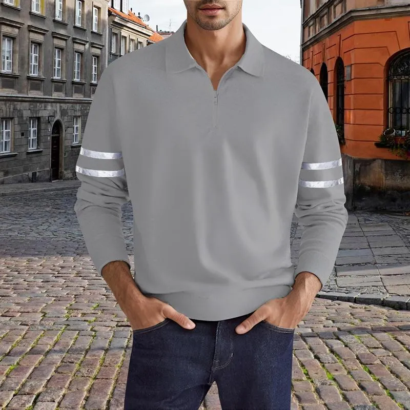 Men's Loose Buttoned Casual Lapel Polo Shirt 26409026X sold by Manly product image thumbnail 5