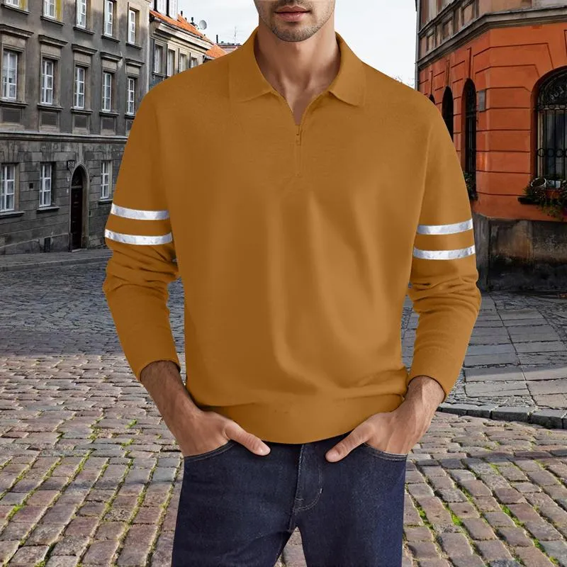 Men's Loose Buttoned Casual Lapel Polo Shirt 26409026X sold by Manly product image thumbnail 4