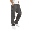Men's Casual Drawstring Multi-pocket Cotton Blend Cargo Pants 97400513M sold by Manly