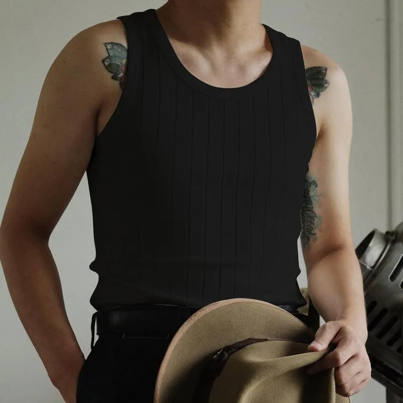 Men's Casual Solid Color Sleeveless Tank Top 46000671Y sold by Manly product image thumbnail 3