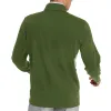 Men's Casual Solid Color Stand Collar Slim Long Sleeve T-Shirt 37768926M sold by Manly