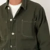 Men's Vintage Solid Multi-Pocket Jacket 03180704Y sold by Manly