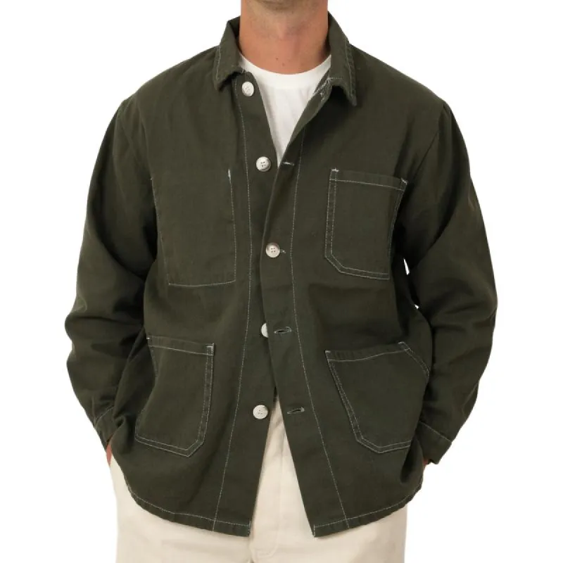 Men's Vintage Solid Multi-Pocket Jacket 03180704Y sold by Manly