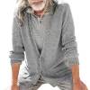 Men's Casual V-Neck Solid Color Single-Breasted Knitted Cardigan 94357944M sold by Manly