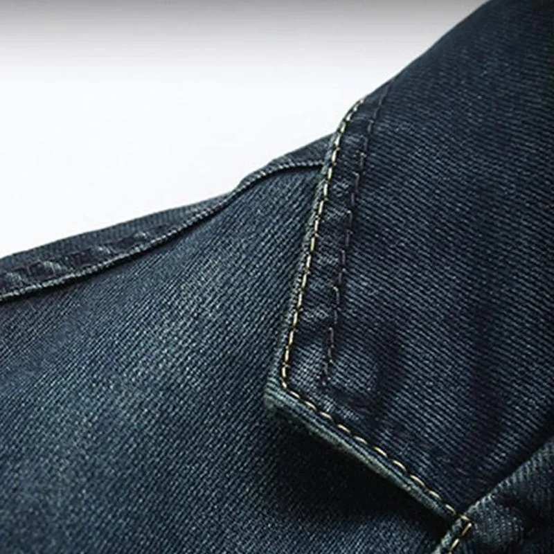 Men's Casual Lapel Denim Single Breasted Blazer 50972865M sold by Manly product image thumbnail 5