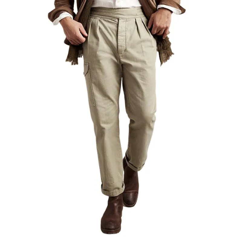 Men's Vintage Casual Solid Straight Hunting Pants 75573594TO sold by Manly
