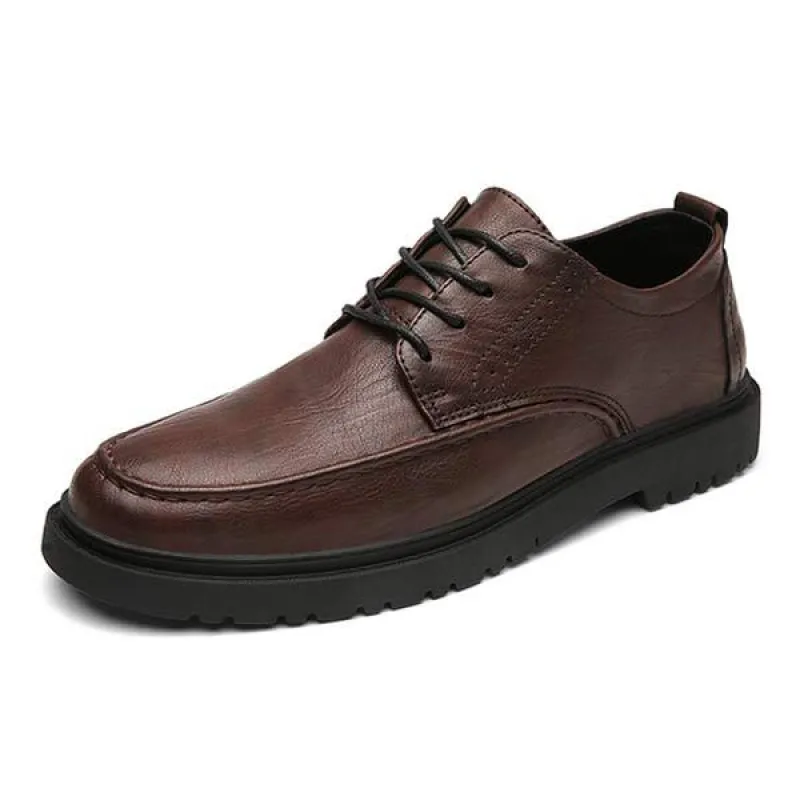 MEN'S LACE-UP LEATHER SHOES 49453872 sold by Manly