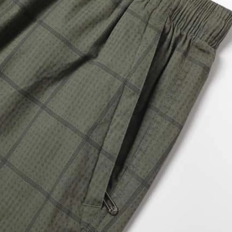 Men's Casual Cotton Plaid Breathable Loose Shorts 37083108M sold by Manly product image thumbnail 4