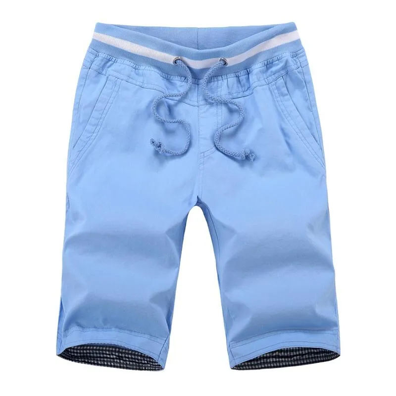 Men's Casual Cotton Elastic Waist Beach Shorts 43848742M sold by Manly product image thumbnail 3