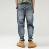Men's Vintage Loose Denim Straight Leg Jeans 34657185Y sold by Manly
