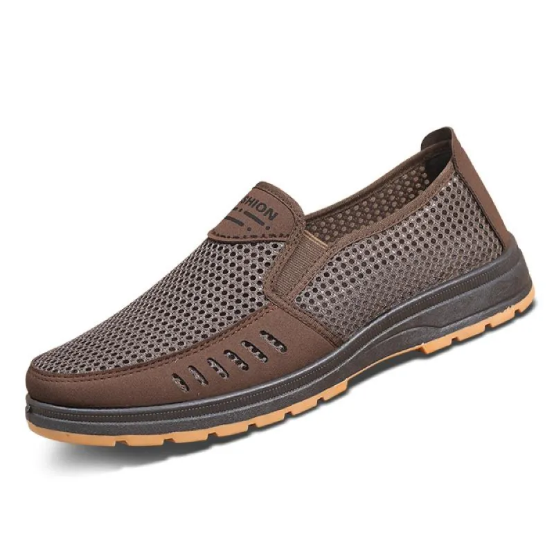 Men's Hollow Mesh Breathable Casual Shoes 50323442Z sold by Manly