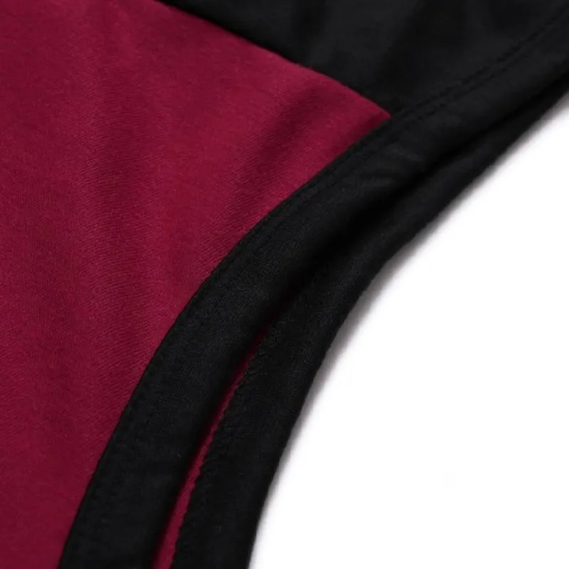 Men's Casual Colorblock Slim Hooded Tank Top 18315392M sold by Manly product image thumbnail 4