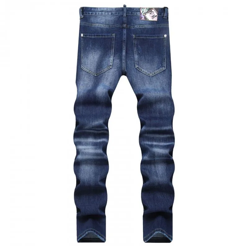 Men's Vintage Solid Color Ripped Jeans 04117796Y sold by Manly product image thumbnail 2