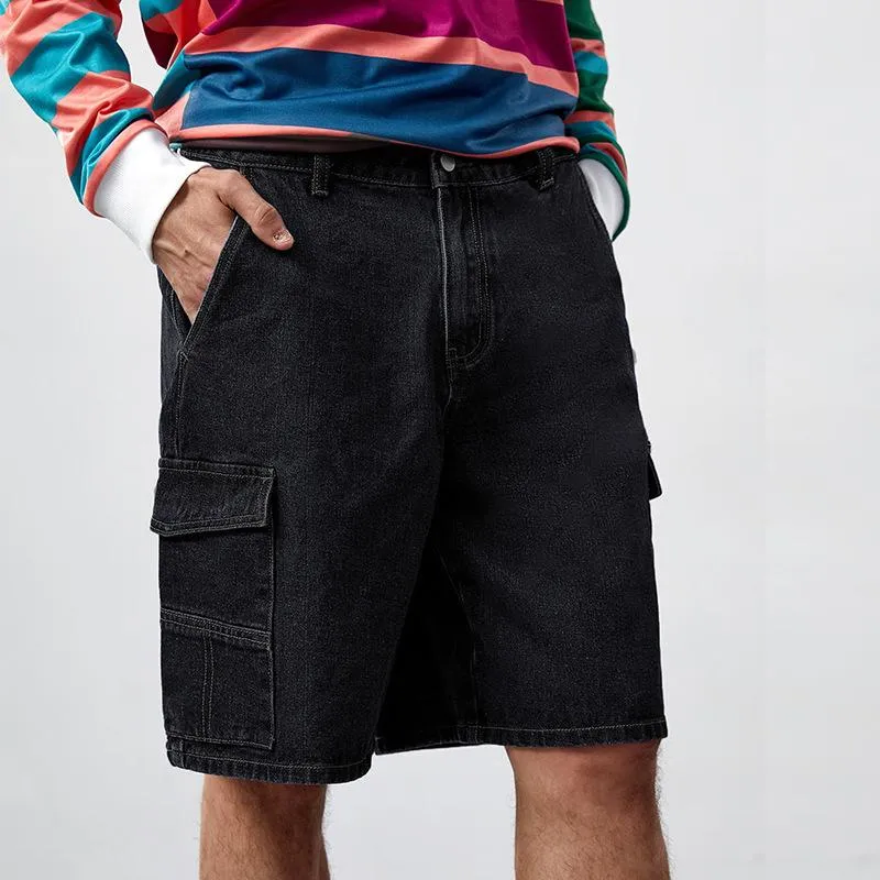 Men's Multi-Pocket Denim Cargo Shorts 43640860Y sold by Manly product image thumbnail 2