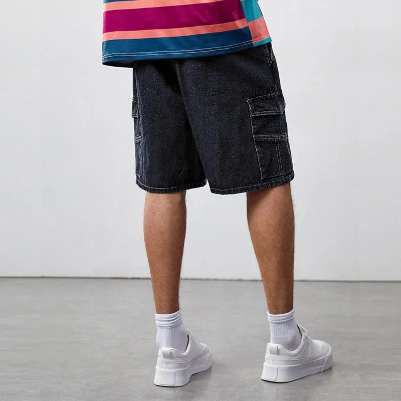 Men's Multi-Pocket Denim Cargo Shorts 43640860Y sold by Manly product image thumbnail 4