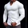 Men's Casual Solid Color Waffle Long Sleeved T-Shirt 89772917Y sold by Manly