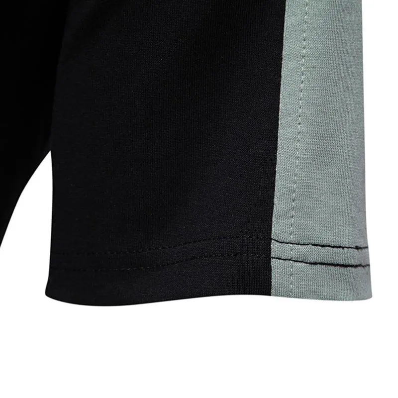 Men's Cotton Colorblock Round Neck Short Sleeve Casual T-shirt 47282009Z sold by Manly product image thumbnail 4