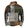 Men's Half-zip Loose Stand Collar Sweatshirt 83435591X sold by Manly