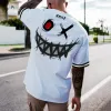 Men's Casual Smiley Round Neck Short Sleeve T-Shirt 70082158TO sold by Manly