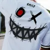 Men's Casual Smiley Round Neck Short Sleeve T-Shirt 70082158TO sold by Manly