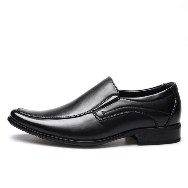 MEN'S SLIP ON SMALL SQUARE LEATHER SHOES 17995831 sold by Manly