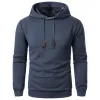 Men's Solid Color Jacquard Sports Hoodie 37775895Y sold by Manly