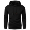Men's Solid Color Jacquard Sports Hoodie 37775895Y sold by Manly