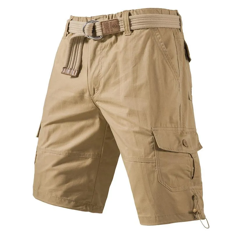 Men's Solid Multi-Pocket Cargo Shorts 06575007Y sold by Manly product image thumbnail 3