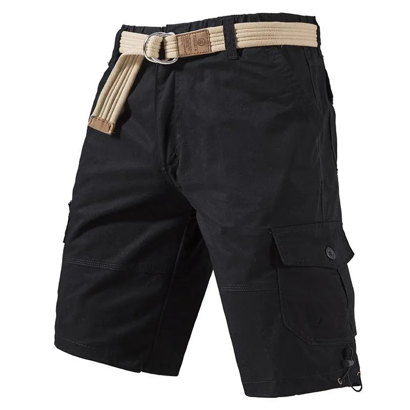Men's Solid Multi-Pocket Cargo Shorts 06575007Y sold by Manly product image thumbnail 4