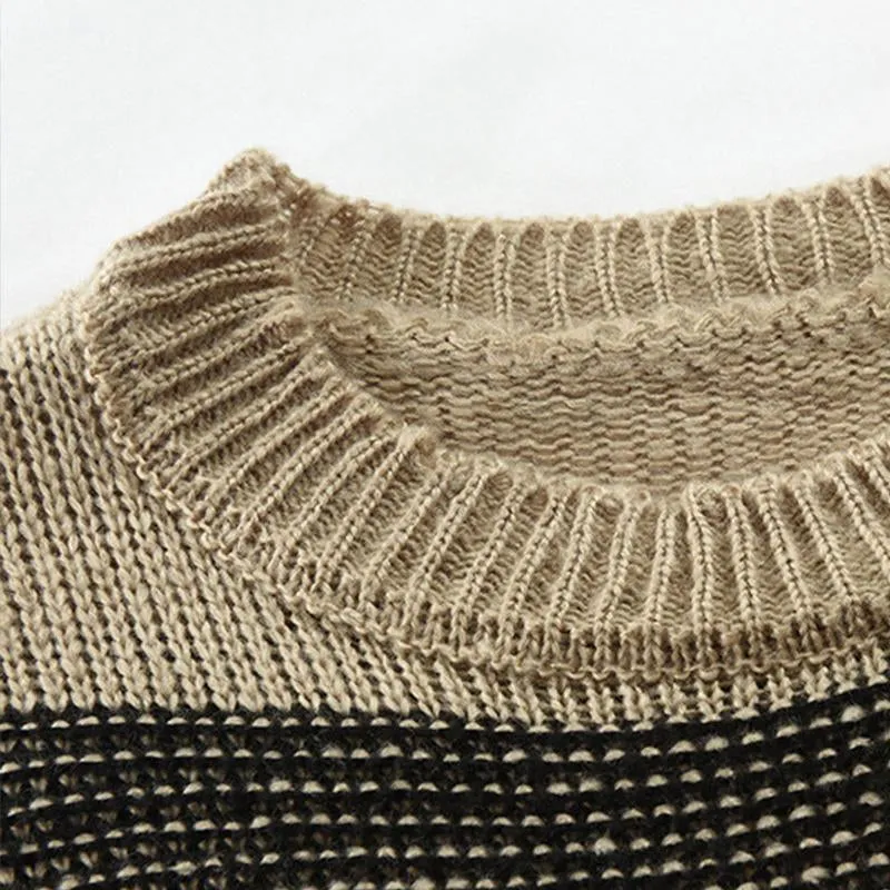 Men's Leisure Round Neckline Striped Sweater 52292053M sold by Manly product image thumbnail 5