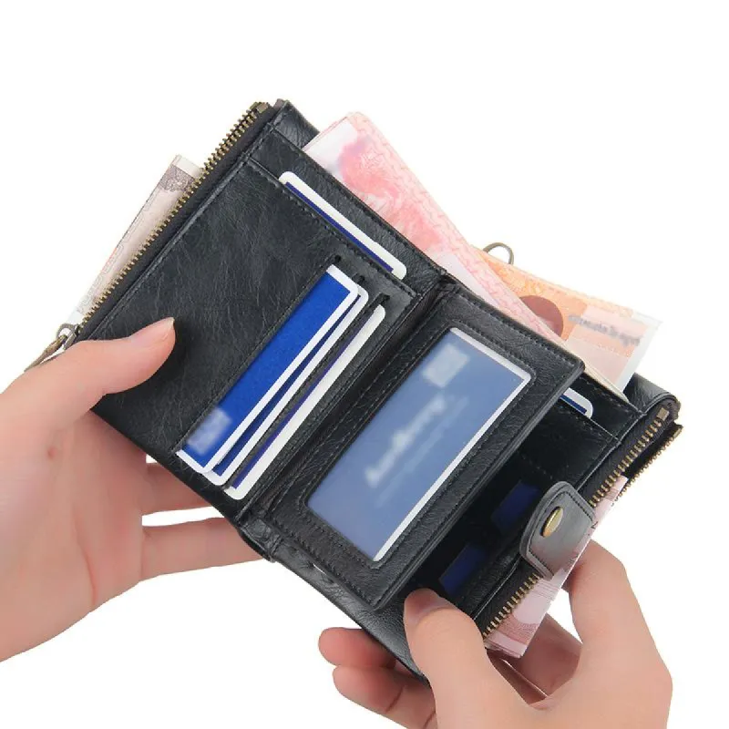 Men's Vintage Letter Zipper Snap Wallet 51317846Y sold by Manly