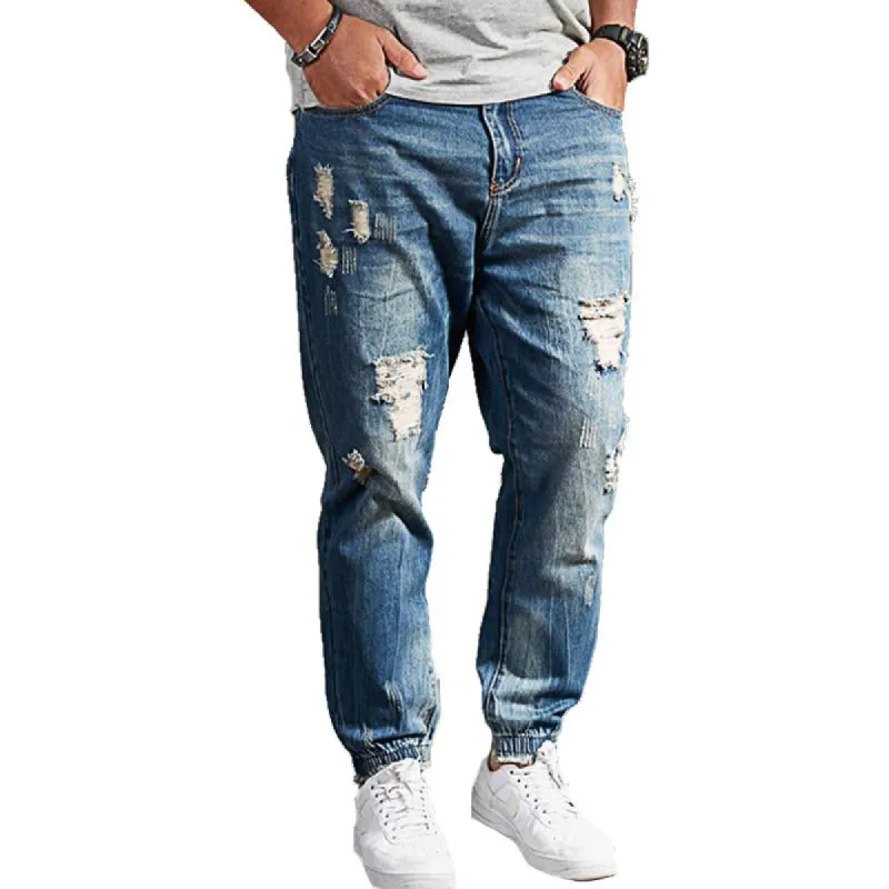 Men's Casual Ripped Jeans 63279583Y sold by Manly