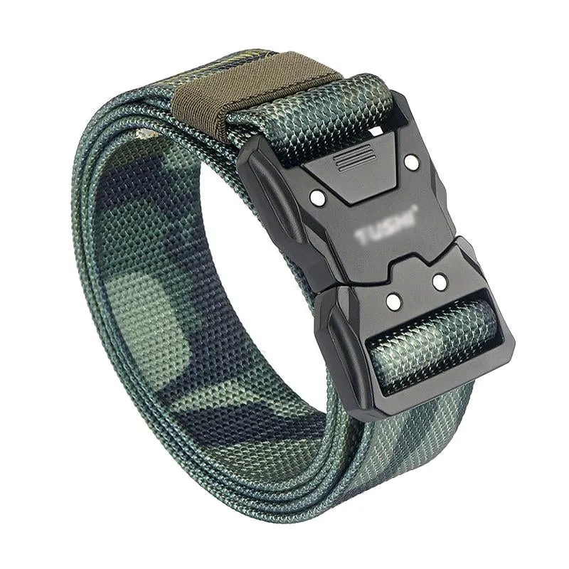 Men's Casual Tactical Camouflage Buckle Nylon Belt 77420314M sold by Manly product image thumbnail 2