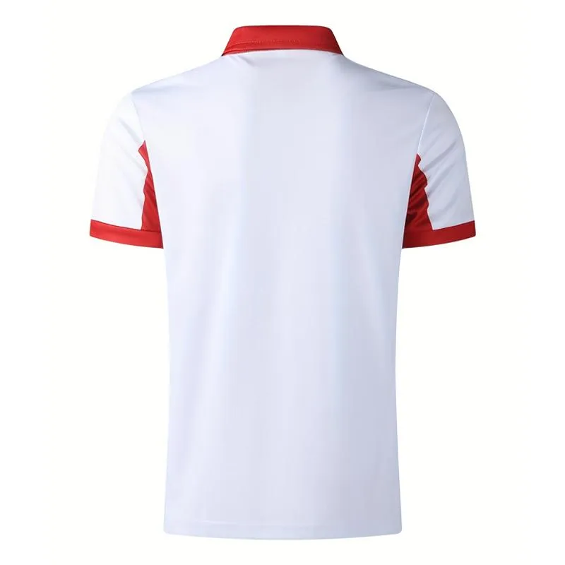 Men's Colorblock Printed Zipper Casual Short Sleeve POLO Shirt 25983024X sold by Manly product image thumbnail 3