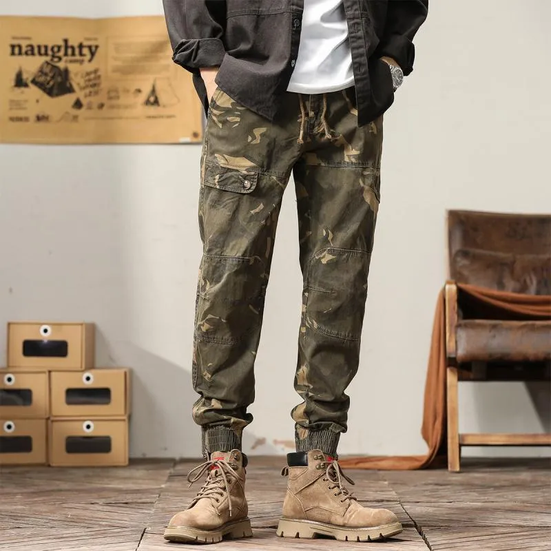 Men's Camo Multi-Pocket Casual Cargo Pants 34818864Z sold by Manly product image thumbnail 5