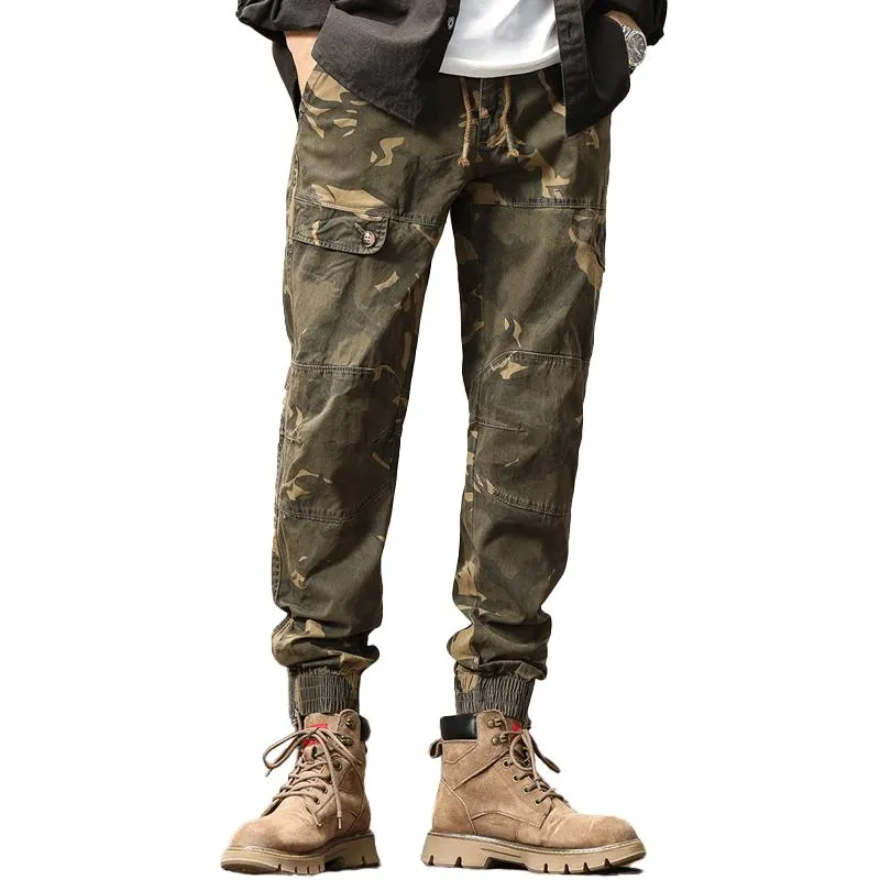 Men's Camo Multi-Pocket Casual Cargo Pants 34818864Z sold by Manly