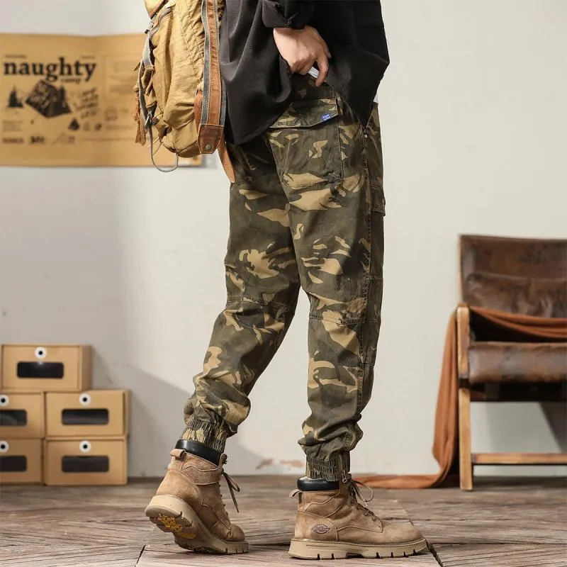 Men's Camo Multi-Pocket Casual Cargo Pants 34818864Z sold by Manly product image thumbnail 4