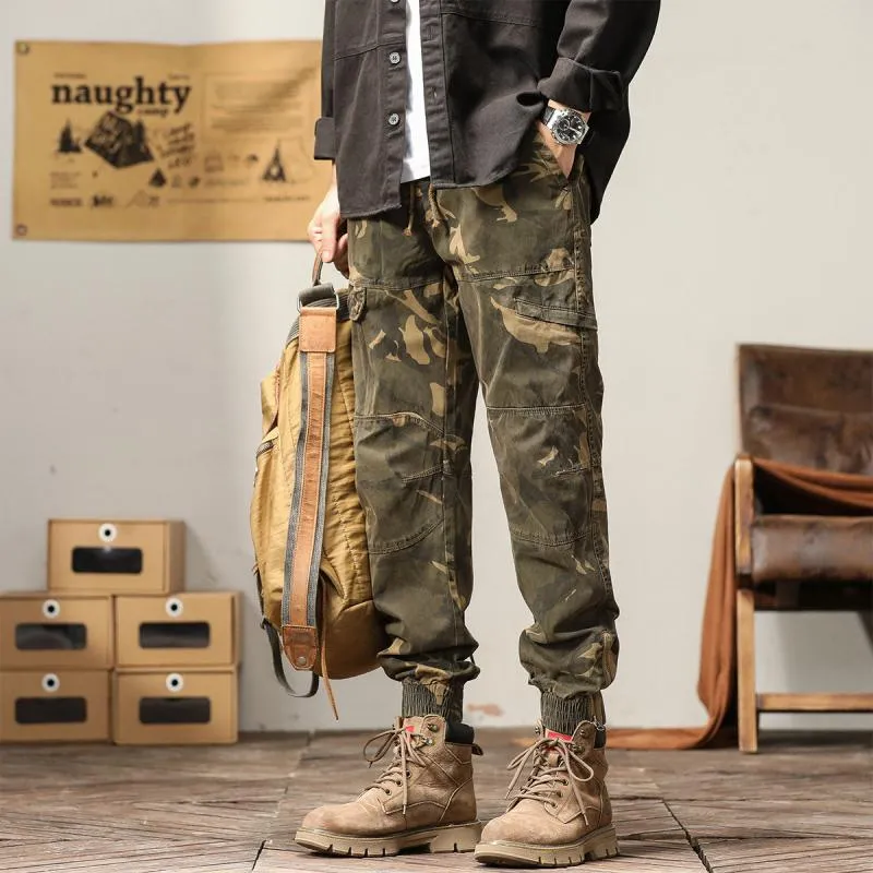 Men's Camo Multi-Pocket Casual Cargo Pants 34818864Z sold by Manly product image thumbnail 3