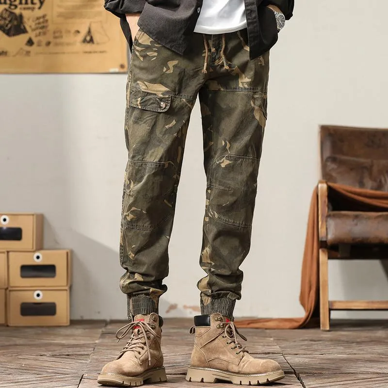 Men's Camo Multi-Pocket Casual Cargo Pants 34818864Z sold by Manly product image thumbnail 2