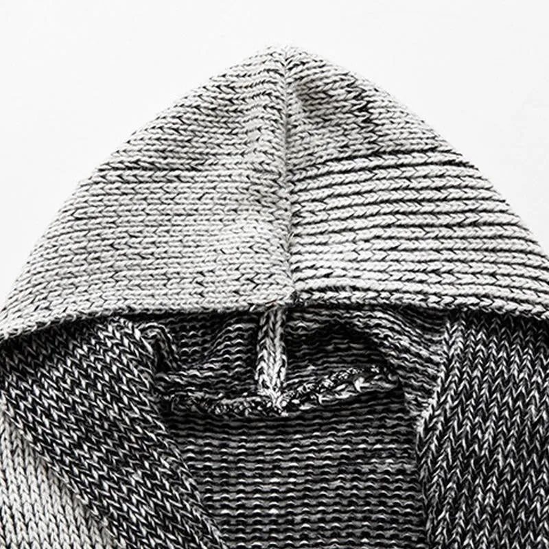 Men's Mid-length Hooded Knitted Cardigan 83435111X sold by Manly product image thumbnail 5