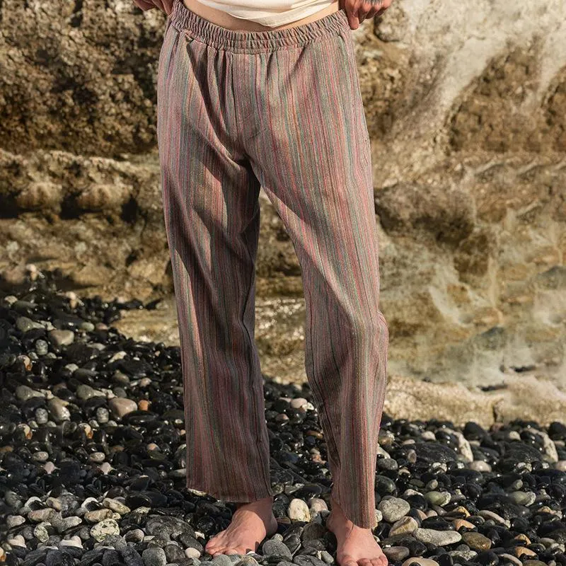 Men's Casual Striped Elastic Waist Pants 65235108Y sold by Manly product image thumbnail 2