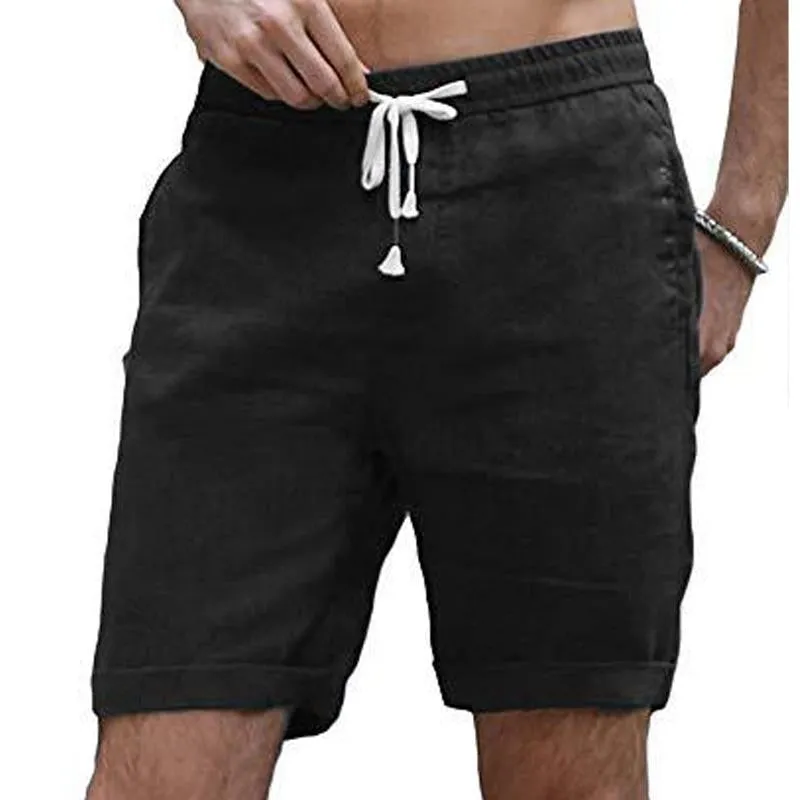 Men's Casual Solid Color Drawstring Shorts 87433930Y sold by Manly product image thumbnail 4