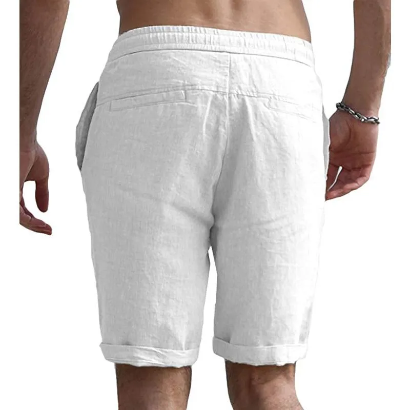 Men's Casual Solid Color Drawstring Shorts 87433930Y sold by Manly product image thumbnail 3