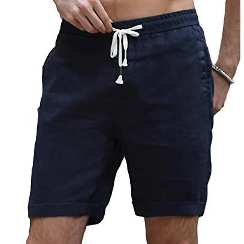 Men's Casual Solid Color Drawstring Shorts 87433930Y sold by Manly product image thumbnail 5