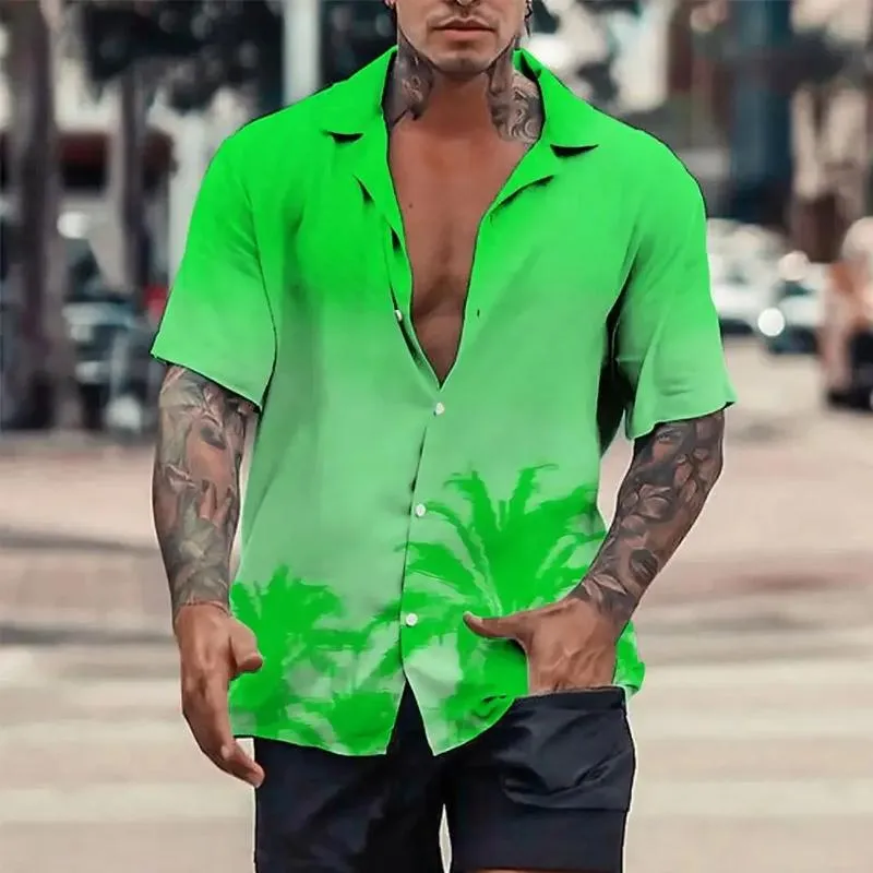 Men's Printed Cuban Collar Pocketless Shirt 85546645X sold by Manly product image thumbnail 3