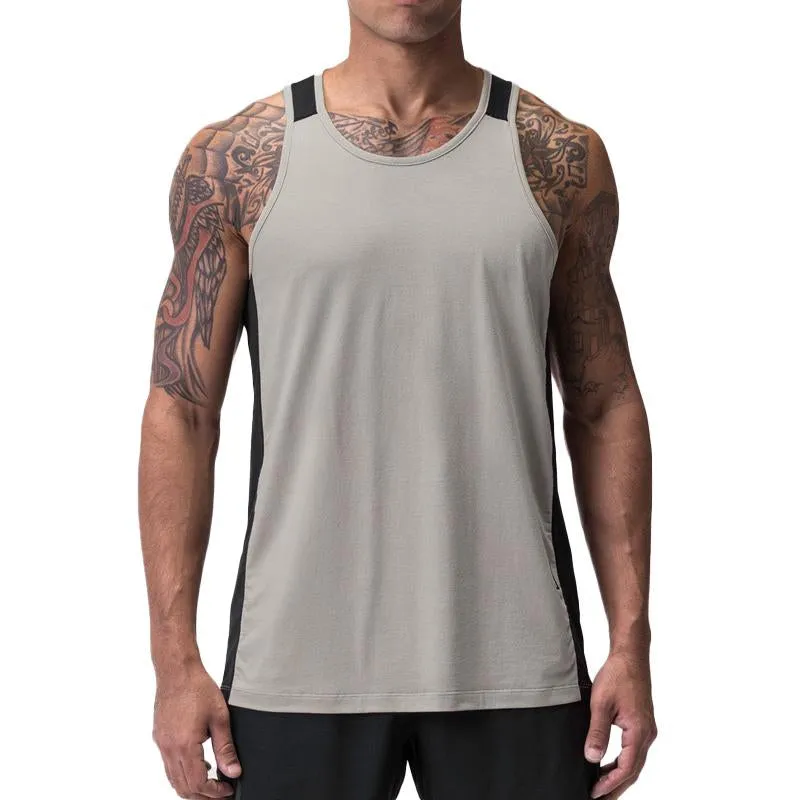 Men's Mesh Stitching Breathable Outdoor Sports Tank Top 33224864X sold by Manly product image thumbnail 4